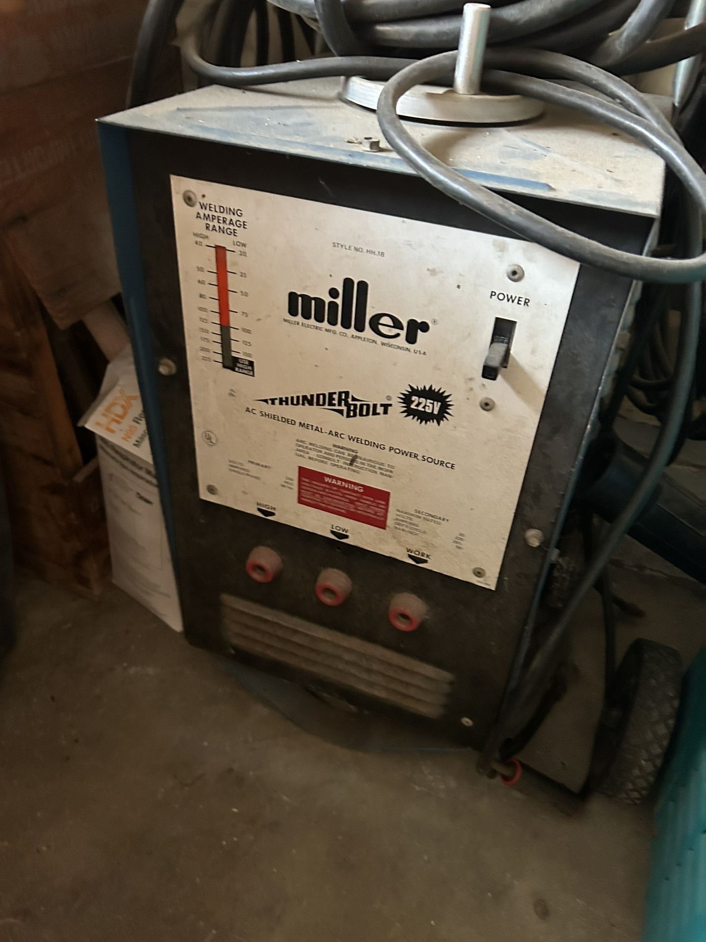Miller Thunderbolt 225 AC Welder