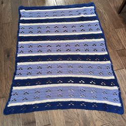 Vintage Handmade Afghan Blanket