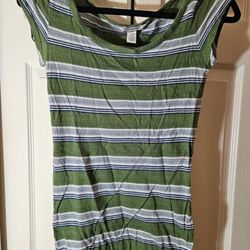 Aeropostale Green Stripped Shirt Size Medium