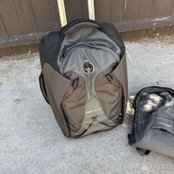 Osprey Meridian 60L/22" Convertible Rolling Backpack/Suitcase with Detachable Daypack