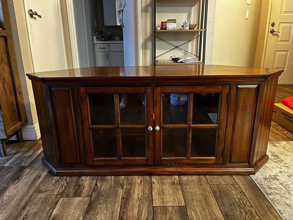 Wood TV Stand/ Cabinet