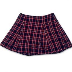 Casual Wrap Mini Skirt Red Plaid 🌟    #trippnyc #miniskirt #checkered #redblack #y2k2000s