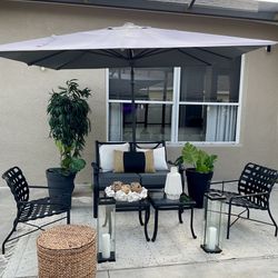 Outdoor Patio Set 4 Piece