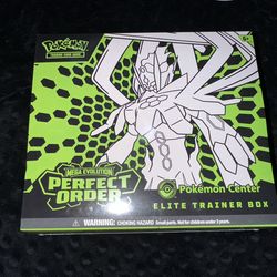 Pokémon TCG Perfect Order Pokemon Center ETB New Factory Sealed