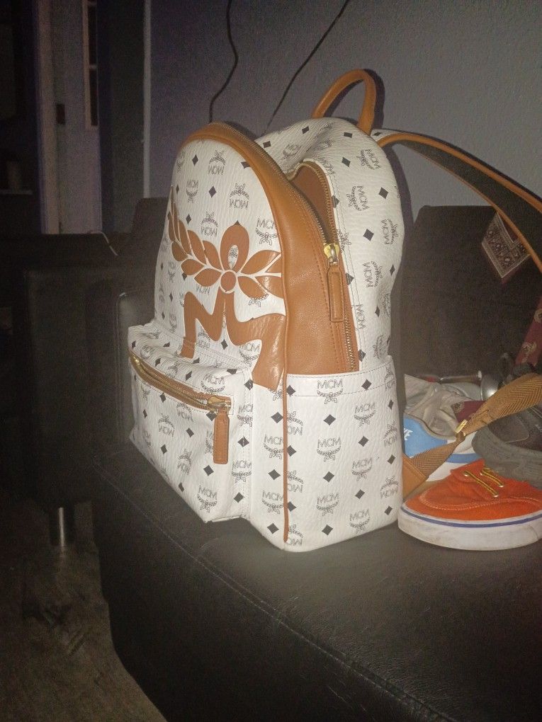 MCM Leather Backpack