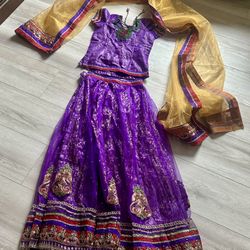 Indian Dress, 1/2 Saree