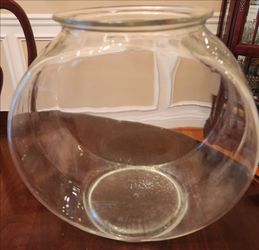 Clear Glass Fish Bowl Jar Aquarium