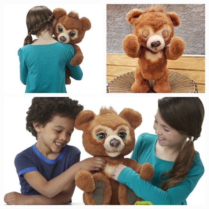 FurReal Cubby, the Curious Bear Interactive Plush Toy