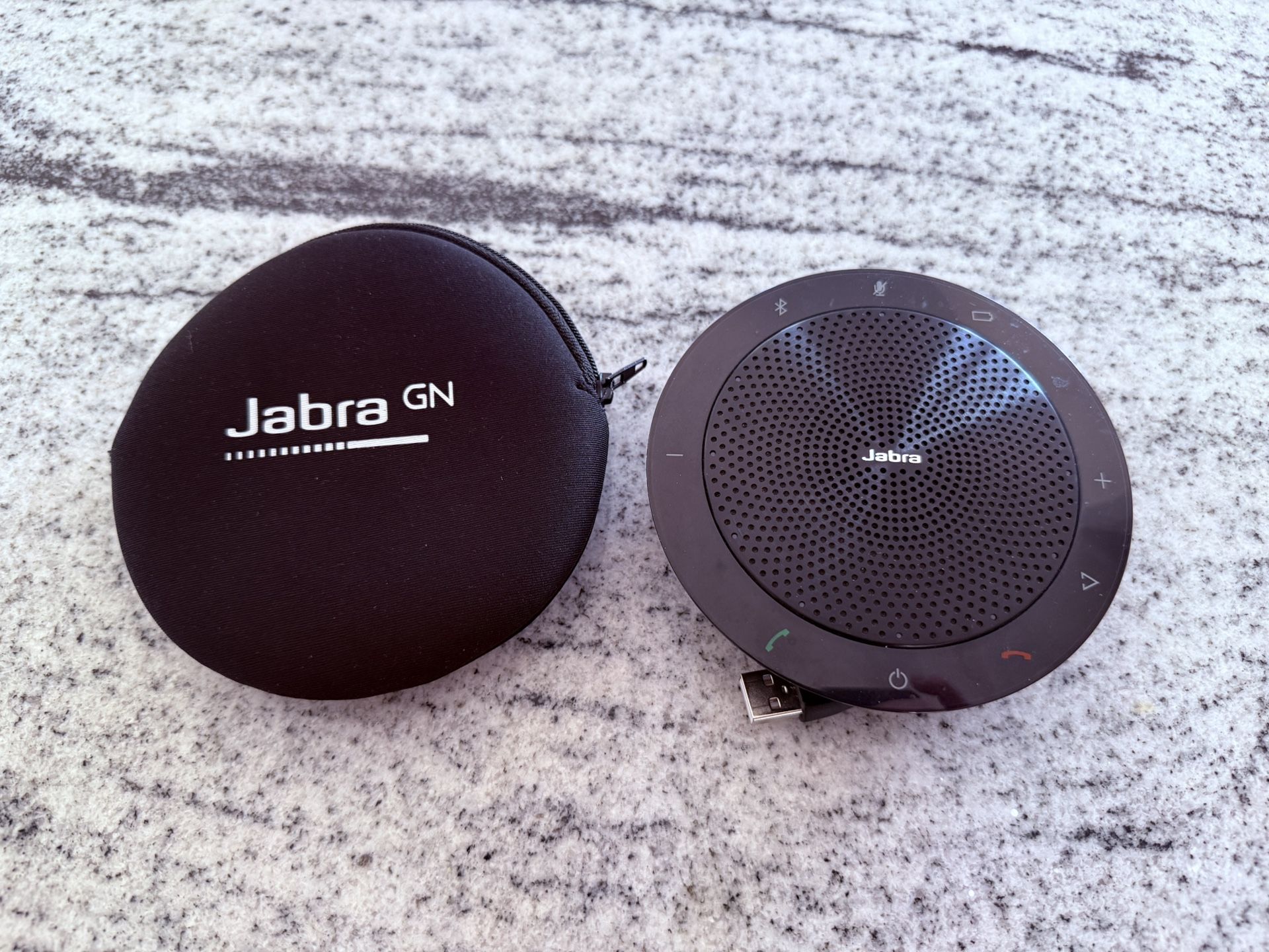 Jabra Speak 510 Wireless Bluetooth Speakerphone - Portable Conference Speaker Meeting Speakerphone