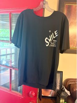 Black “Smile” Vintage Tee