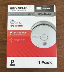 Smoke And Fire Alarm