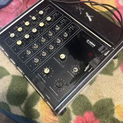 Vintage 70s Yamaha EM-90 Mixer / Drum Machine 
