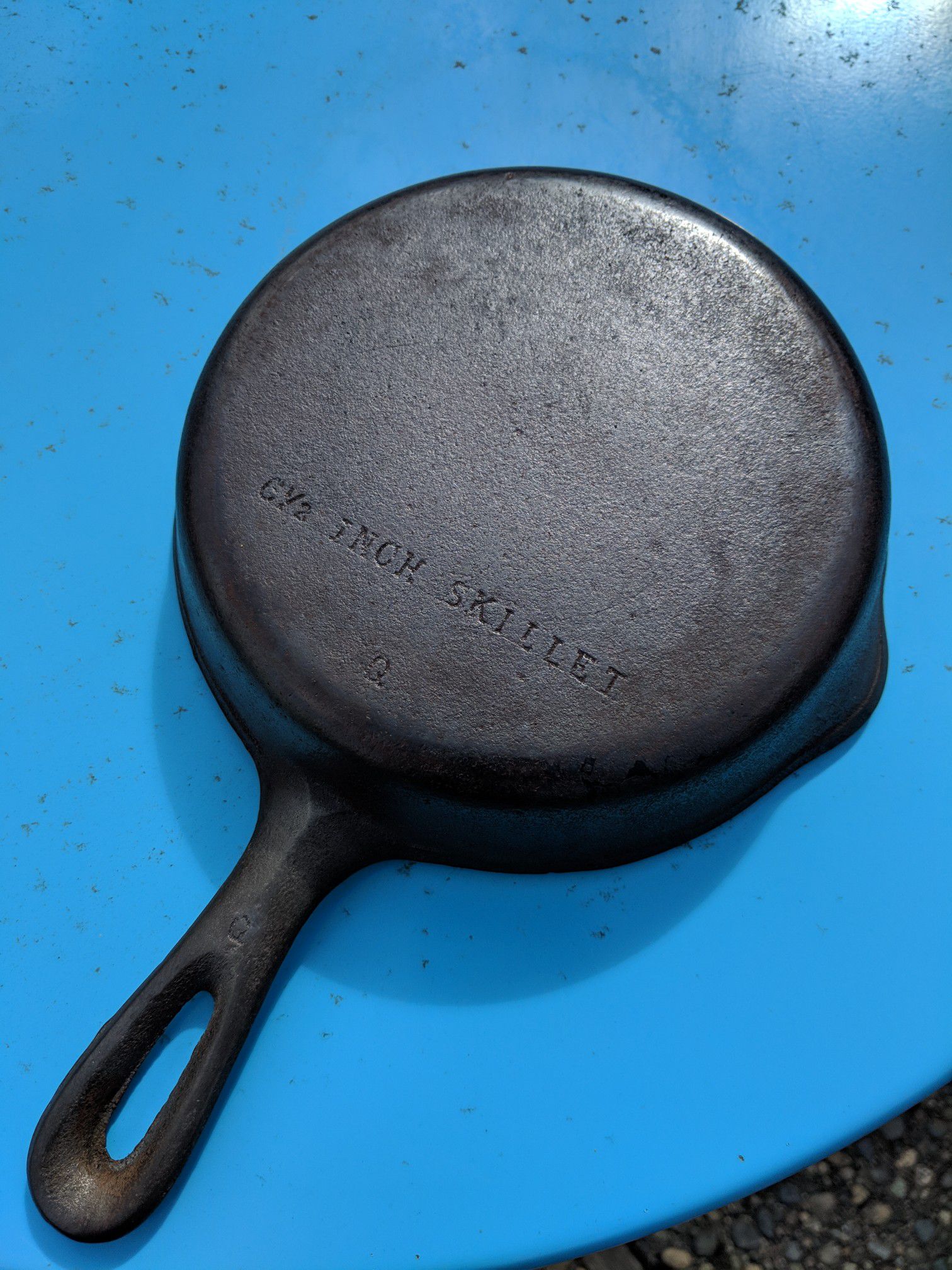 Vintage cast iron pan