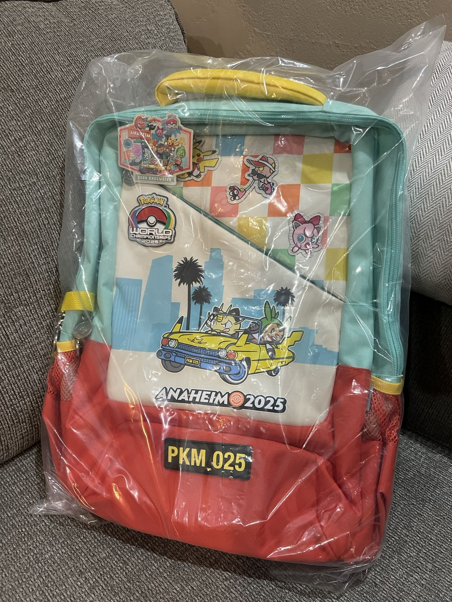 2025 Pokemon Worlds Anaheim Backpack
