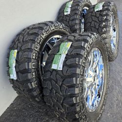 20" FUEL Maverick rims w- 33" TBB tires