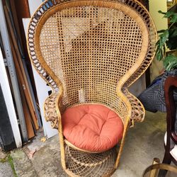 Vintage Peacock Chair