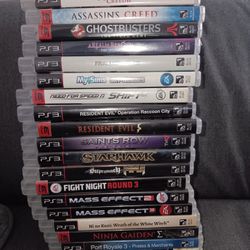 Assorted Ps3 Games $5 Each