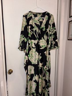 Zara floral long dress