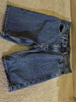 Mens Blue Denim Levi’s Shorts Style 405 Size 32