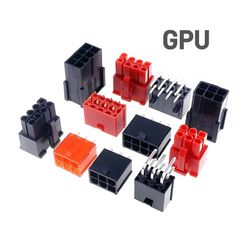 12 Pcs CPU 4.2 mm 2 4 6 8 PIN Plug Housing PC Computer EPS ATX PSC Motherboard Mainboard Power Connector Shell