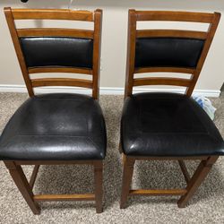 Set Of Wooden Bar Stool For $80