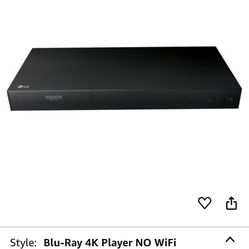 LG  4K Ultra HD Blu-Ray Player