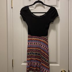 Black Patterned Dress