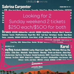 Sunday Weekend 2 Coachella