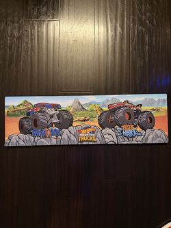 Hot Wheels Monster Trucks wall art