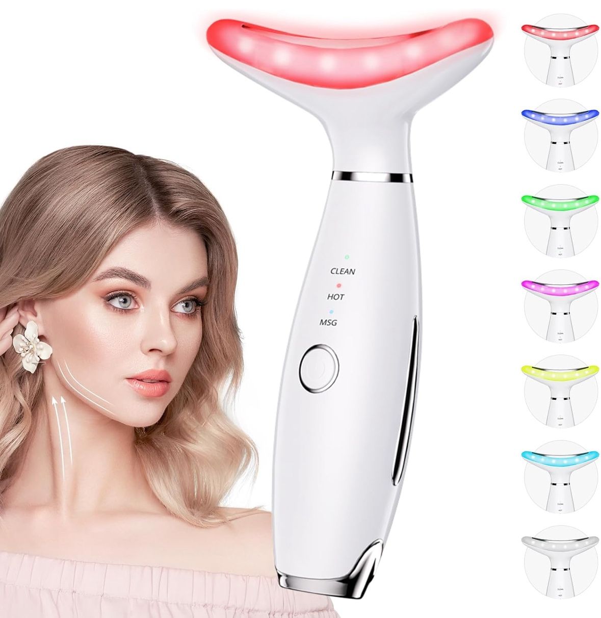 7 Color Galvanic Machines - Red Light Therapy for Face and Neck