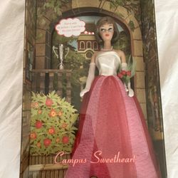 Gold 2007 Barbie Campus Sweetheart Collectable Doll In Box
