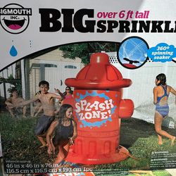 Big Sprinkler Fire Hydrant 