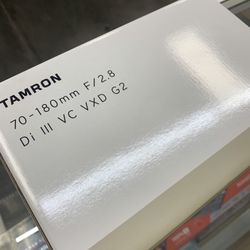 Tamron 70-180 2.8 Sony E 