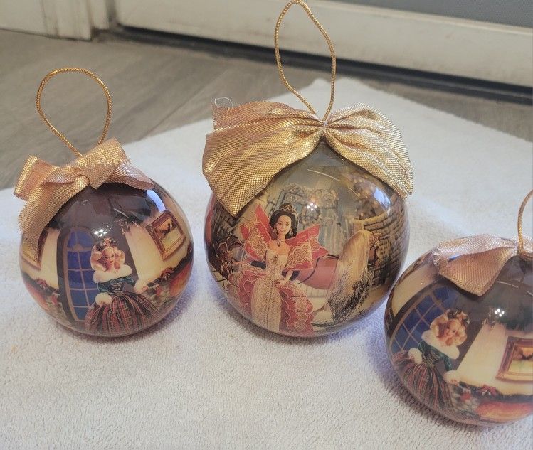 Matrix Vintage Barbie Christmas Ornaments