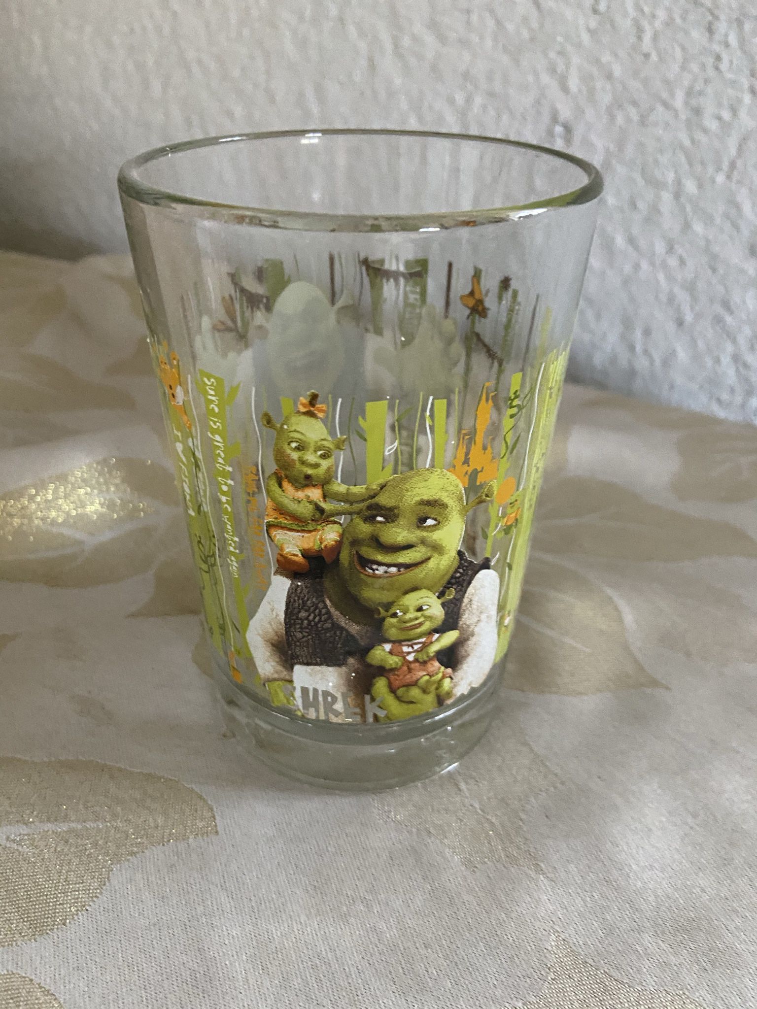 McDonald's Shrek drinking glasses