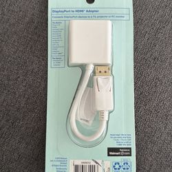 DisplayPort to HDMI adapter