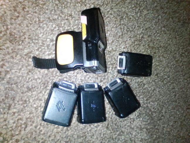 Zebra Wireless Scanner With 5 Batteries 