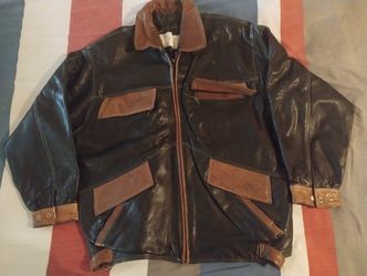 34 Street Leather Outlet Men's XL Leather Jacket 