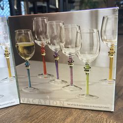 NIB Goblets 8 Oz, Set Of 6 (2 Boxes) 12 Total goblets 