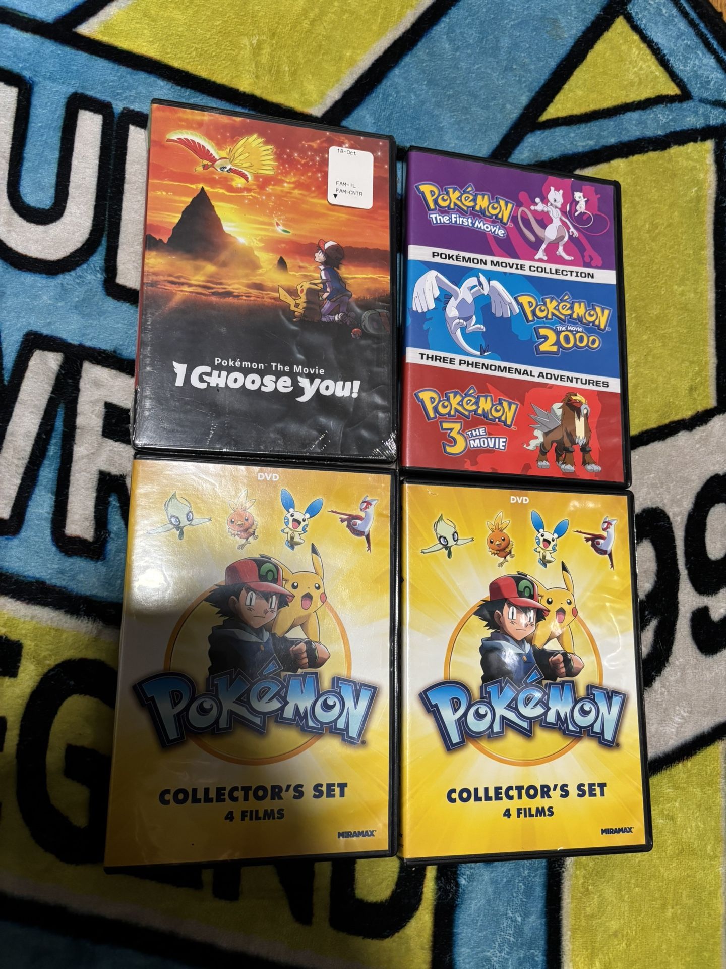 Pokémon DVDs