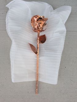 Qty 4 Metallic Forever Roses - Gold, Silver, Purple, Rose Gold