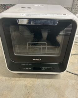 Portable Countertop Mini Dishwasher great for dorms Comfee’ 5L 6 Programs