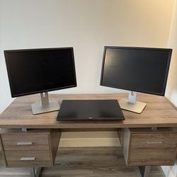 3 Dell UltraSharp Monitors (U2412M x2 + U2415) – Excellent Condition