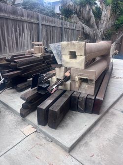 Stained lumber