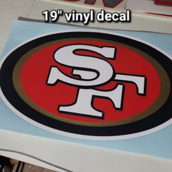 19"×11.5" Vinyl Decal For Car/home/garage