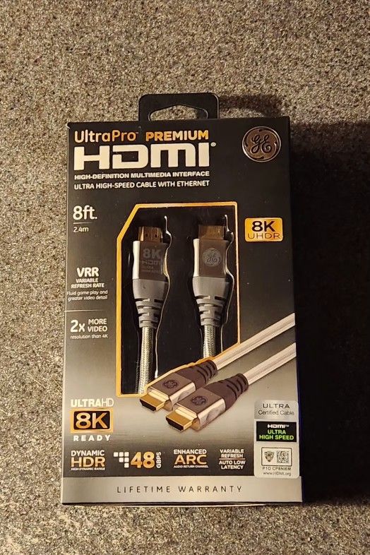 Cable HDMI UltraPro Premium 8K – 8ft