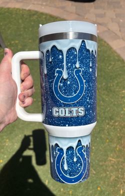 Indianapolis Colts Football 40oz Tumbler
