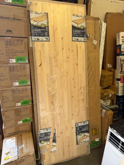 6ftx25in Hevea Solid Wood Butcher Block
