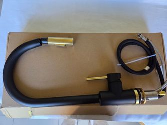 Kitchen faucet Anodized bronze new in box touch sensitive , all instructions for installation