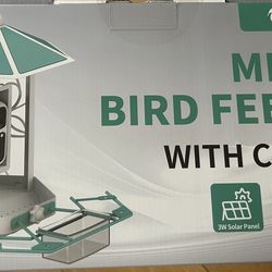 METAL BIRD FEEDER WITH CAMERA